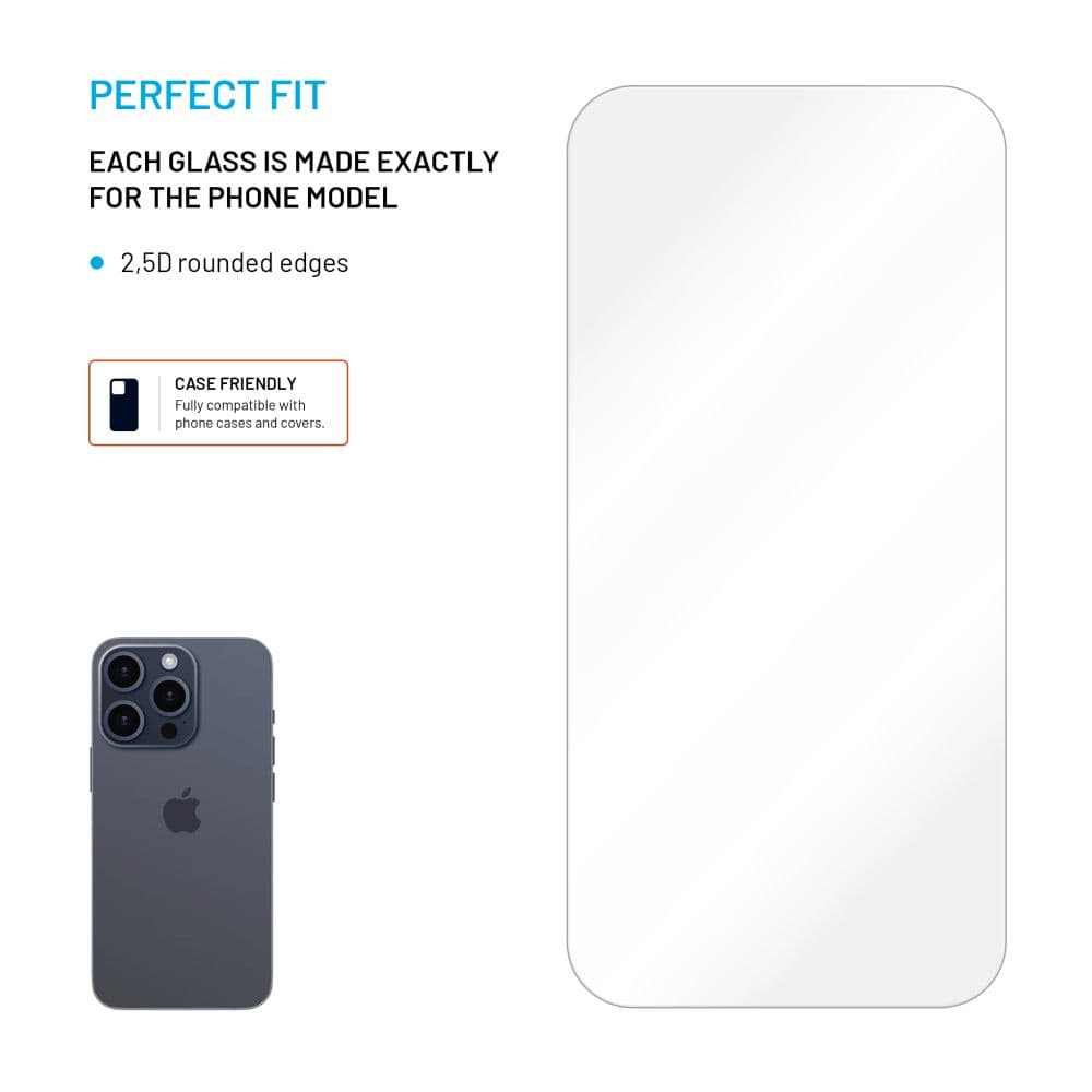 Ochranné tvrzené sklo FIXED pro Nothing Phone (3a) 5G/Pro 5G, čiré - náhled 3