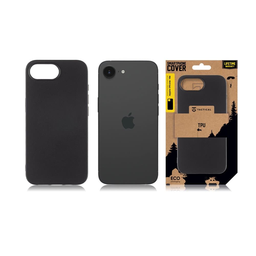 Zadní kryt Tactical TPU pro Apple iPhone 16e černý - náhled 3
