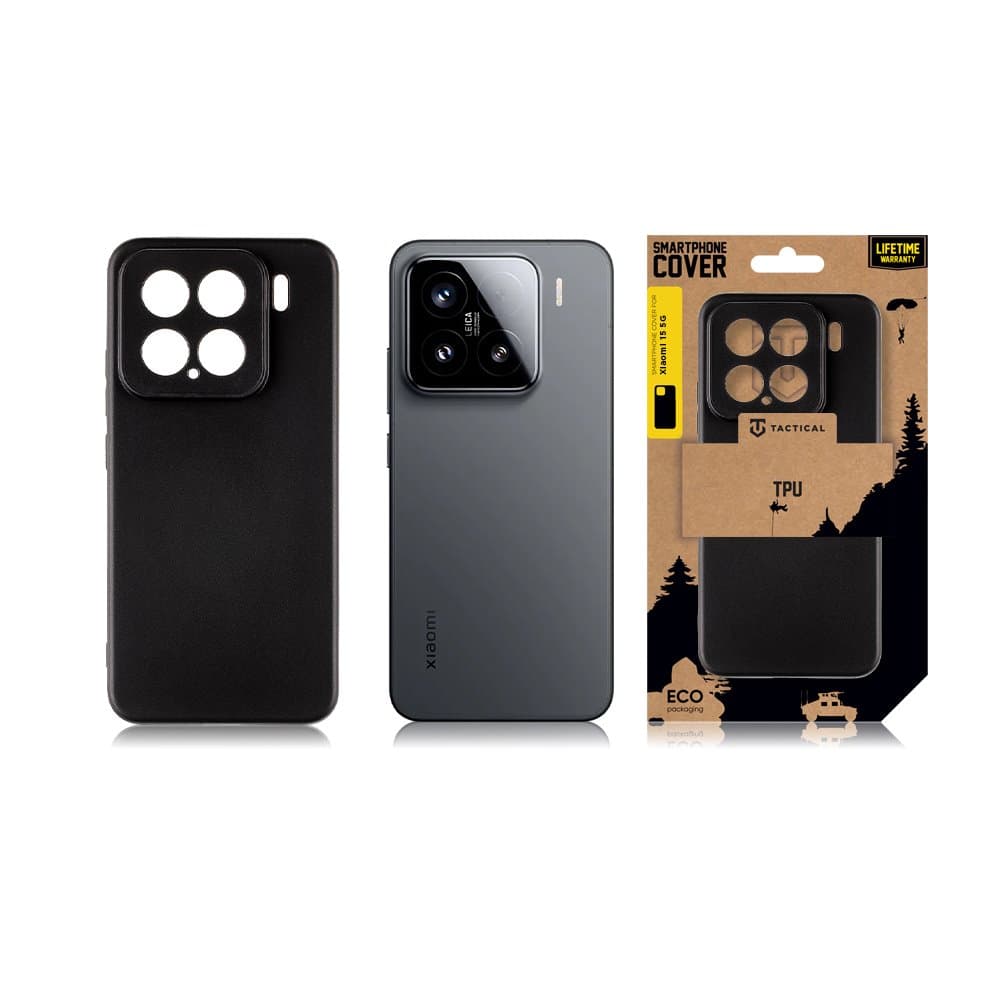 Zadní kryt Tactical pro Xiaomi 15 5G Black - náhled 3