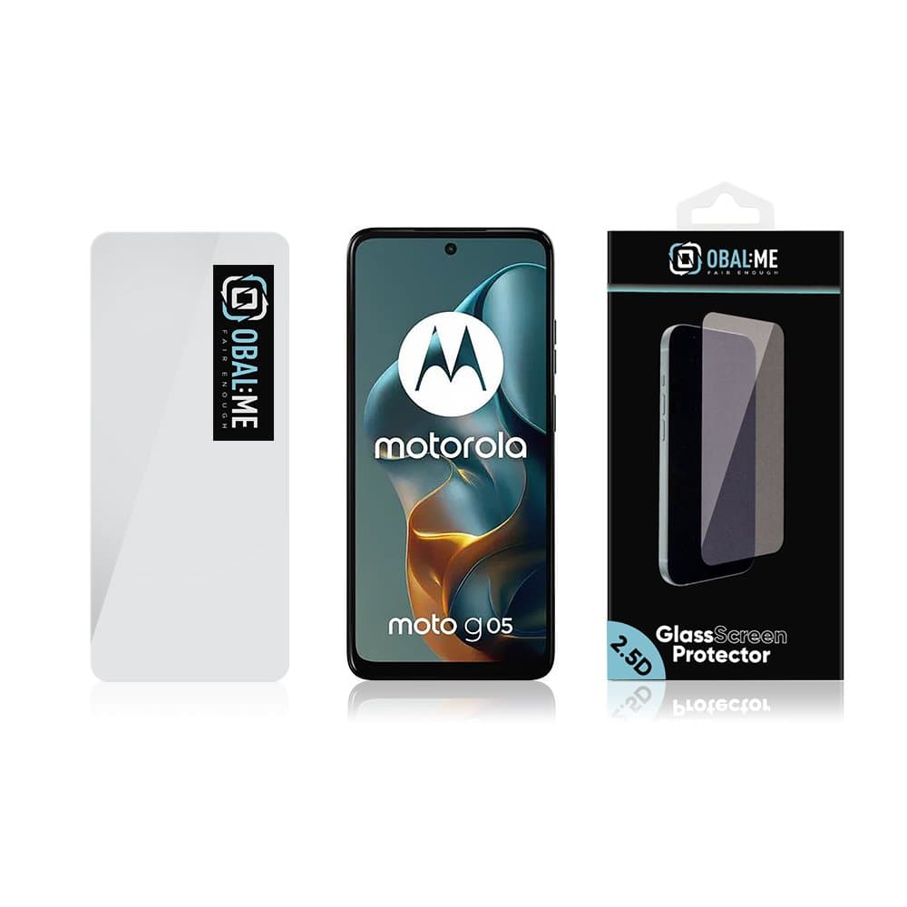 Tvrzené sklo OBAL:ME 2.5D pro Motorola G05-E15 Clear - náhled 3