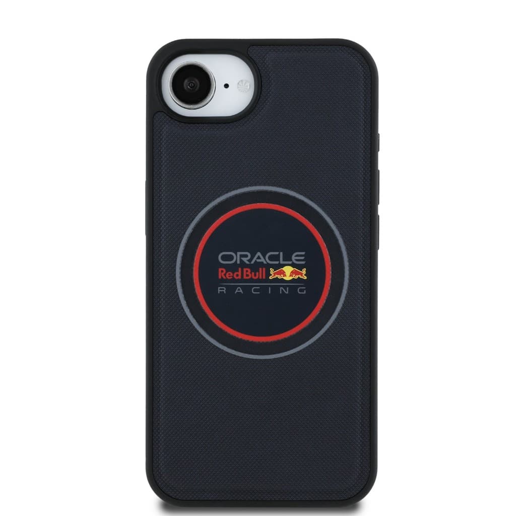 Zadní kryt Red Bull PU Leather Red Ring MagSafe pro iPhone 16e Navy - náhled 3