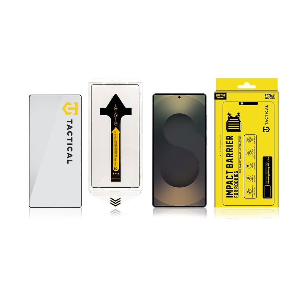 Ochrana displeje Tactical Impact Barrier for Rookies pro Samsung Galaxy S25 Ultra - náhled 3