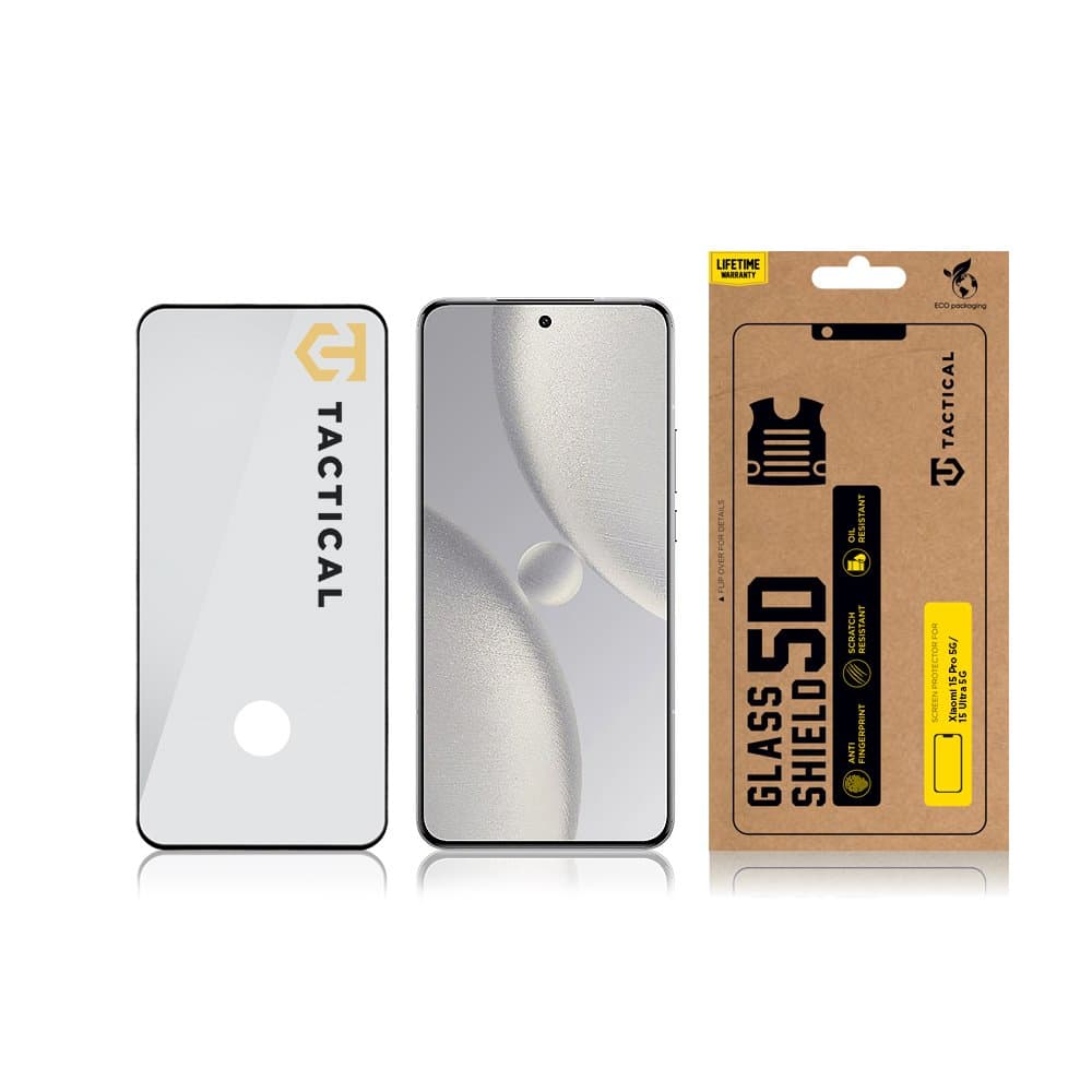 Tvrzené sklo Tactical pro Xiaomi 15 Pro 5G-15 Ultra 5G 5D černé - náhled 3
