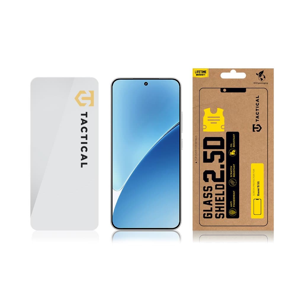 Tvrzené sklo Tactical Glass Shield pro Xiaomi 15 5G - náhled 3