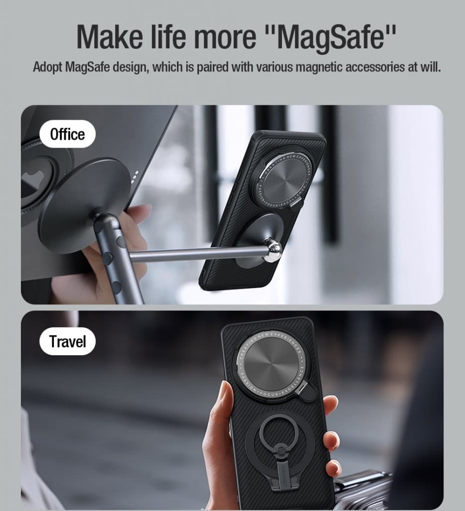 Zadní kryt Nillkin CamShield Prop Magnetic pro Xiaomi 15 Ultra Black - náhled 3