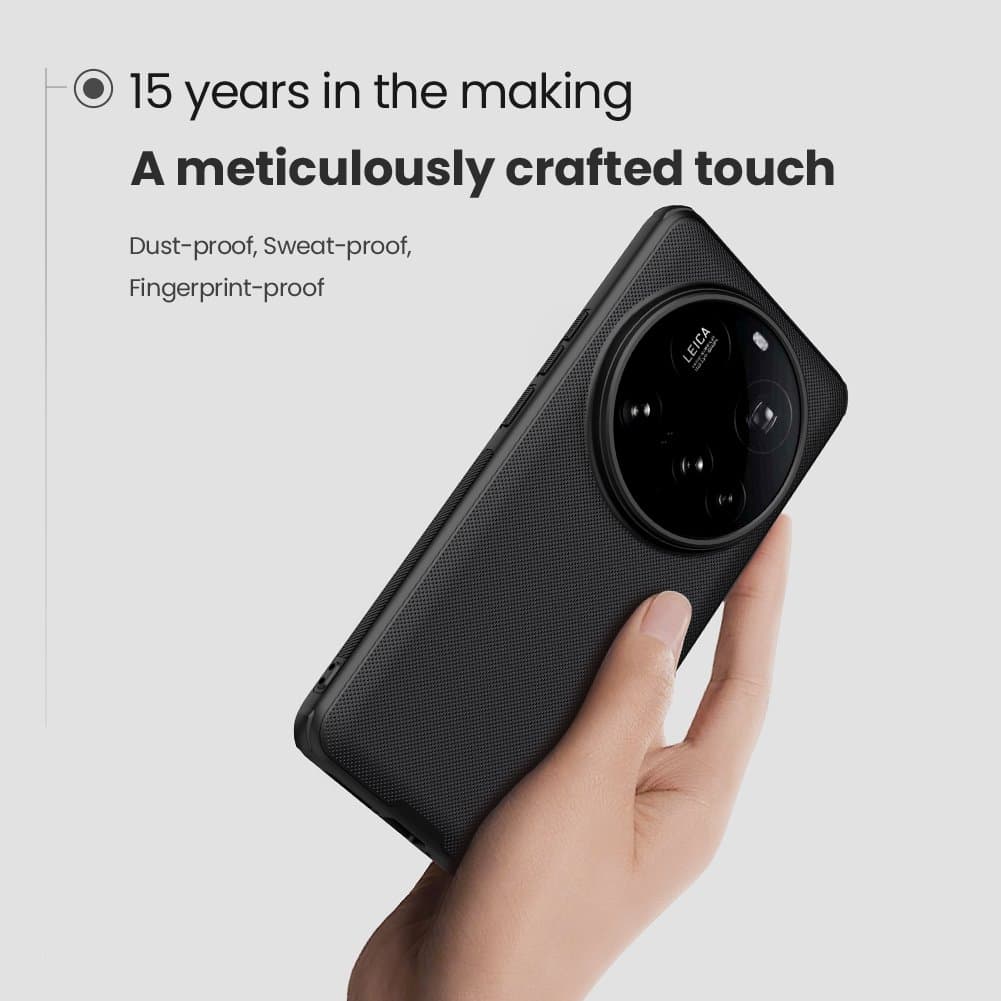 Zadní kryt Nillkin Super Frosted PRO pro Xiaomi 15 Ultra Black - náhled 3