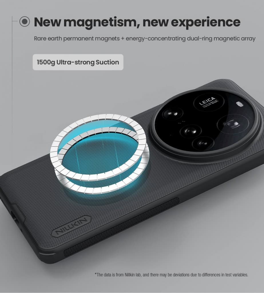 Zadní kryt Nillkin Super Frosted PRO Magnetic pro Xiaomi 15 Ultra Black - náhled 3