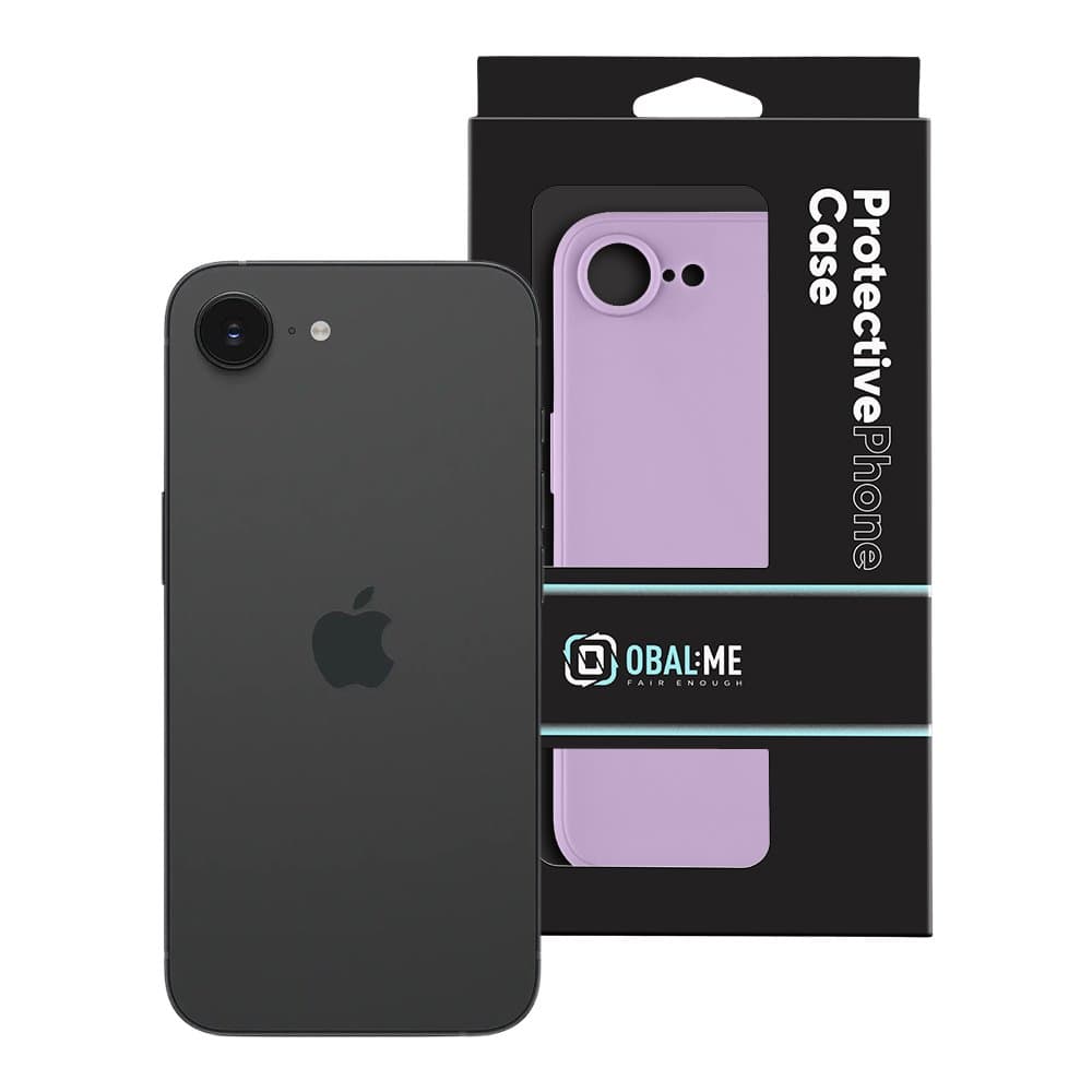 Zadní kryt OBAL:ME Matte TPU pro Apple iPhone 16e Purple - náhled 3