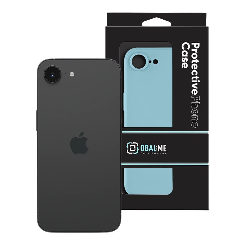 Zadní kryt OBAL:ME Matte TPU pro Apple iPhone 16e Pastel Blue - náhled 3