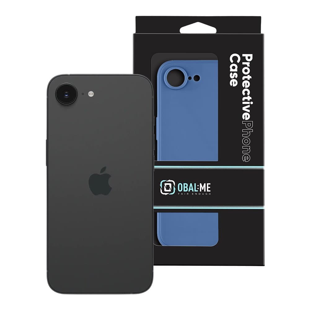 Zadní kryt OBAL:ME Matte TPU pro Apple iPhone 16e Dark Blue - náhled 3