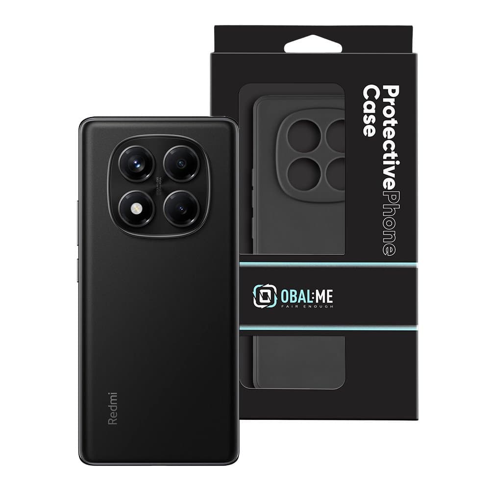 Zadní kryt OBAL:ME Matte TPU pro Xiaomi Redmi Note 14 Pro 4G Black - náhled 3