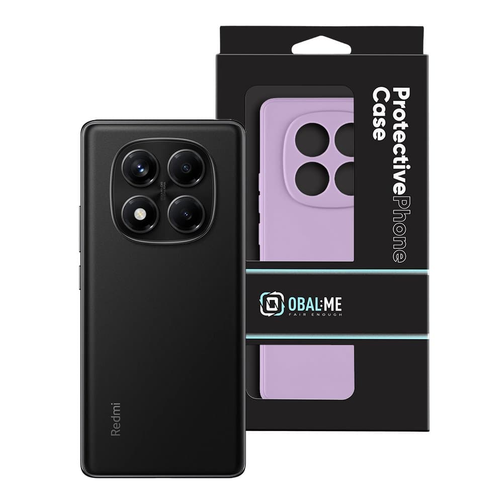 Zadní kryt OBAL:ME Matte TPU pro Xiaomi Redmi Note 14 Pro 4G Purple - náhled 3