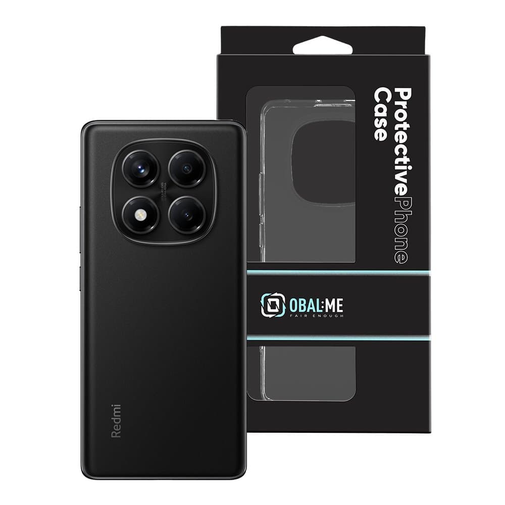 Zadní kryt OBAL:ME TPU pro Xiaomi Redmi Note 14 Pro 4G Transparent - náhled 3