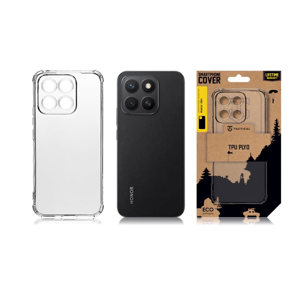 Zadní kryt Tactical Plyo pro Honor X8c Transparent - náhled 3
