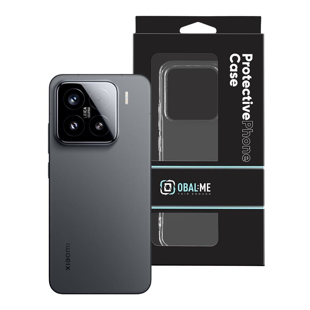 Zadní kryt OBAL:ME TPU pro Xiaomi 15 Transparent - náhled 3