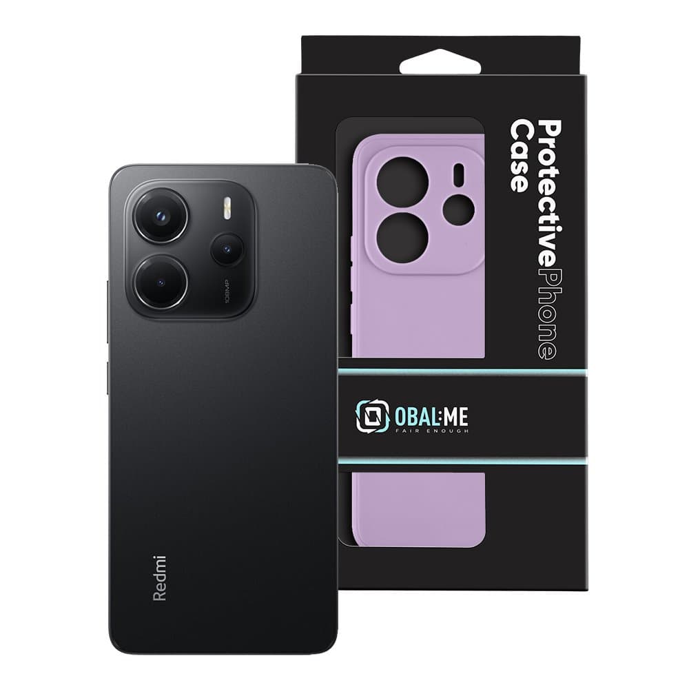 Zadní kryt OBAL:ME Matte TPU pro Xiaomi Redmi Note 14 4G Purple - náhled 3