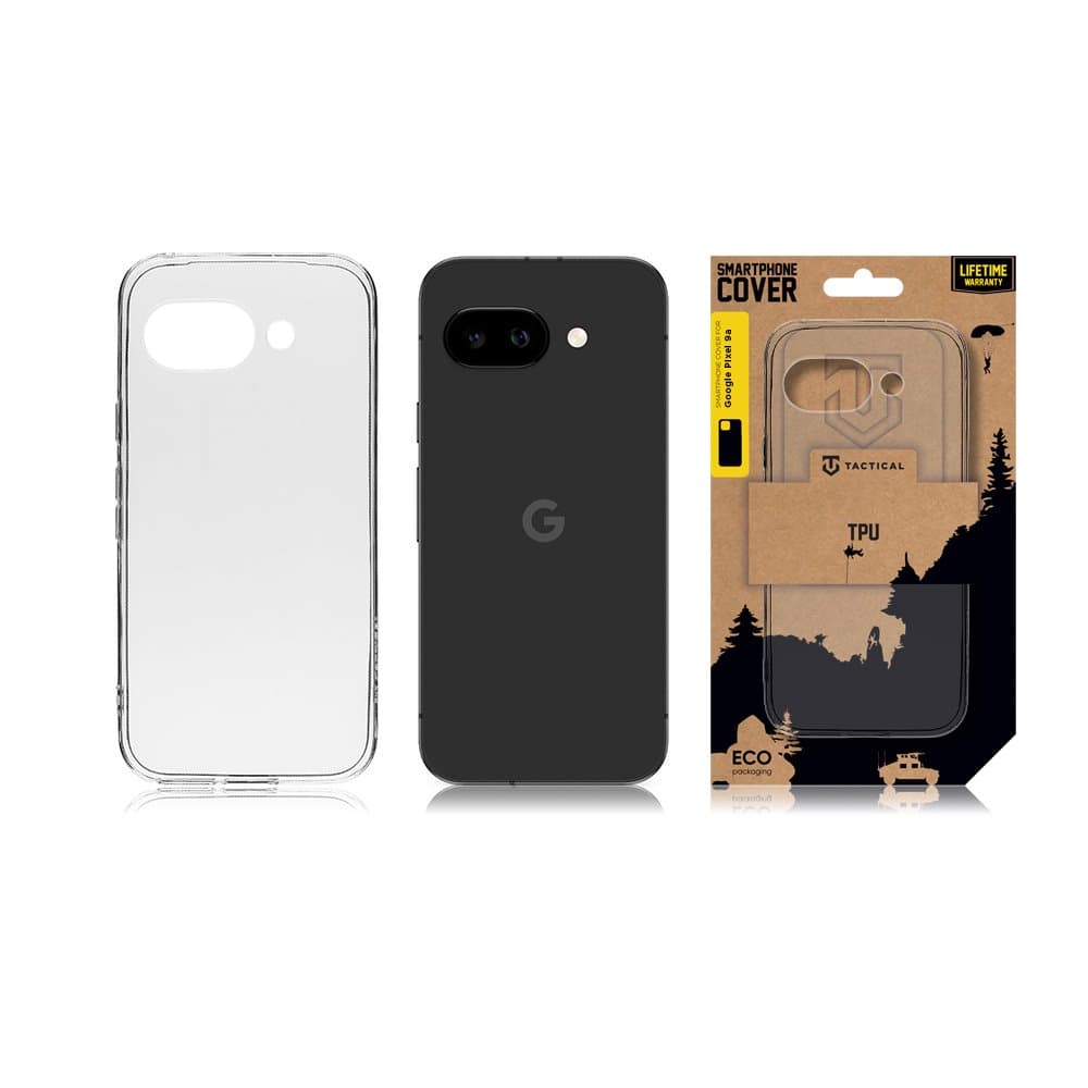 Zadní kryt Tactical pro Google Pixel 9a Transparent - náhled 3