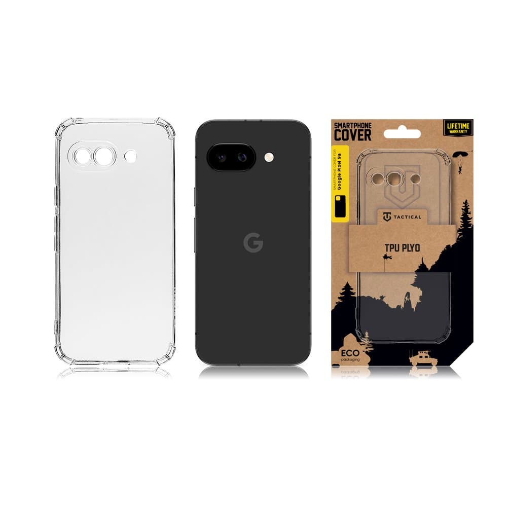 Zadní kryt Tactical Plyo pro Google Pixel 9a Transparent - náhled 3