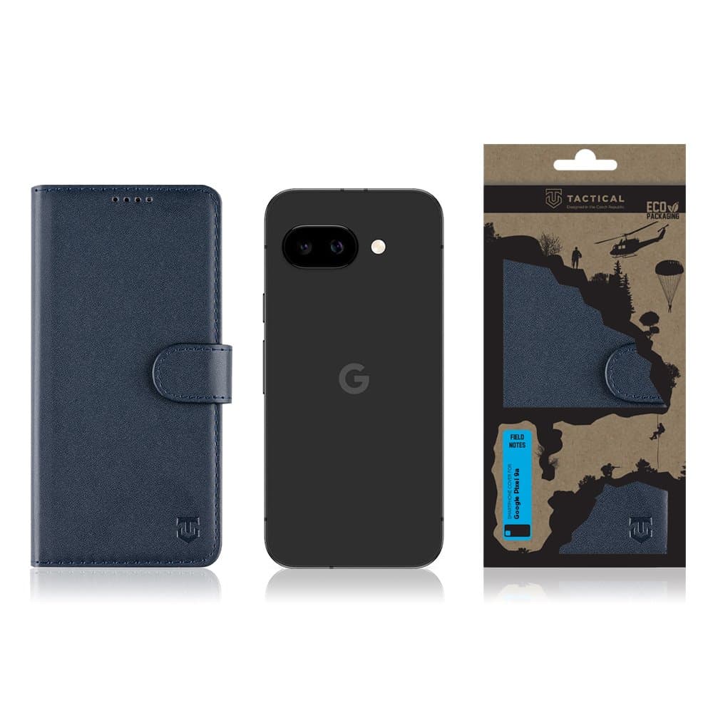 Knížkové pouzdro Tactical Field Notes pro Google Pixel 9a Blue - náhled 3