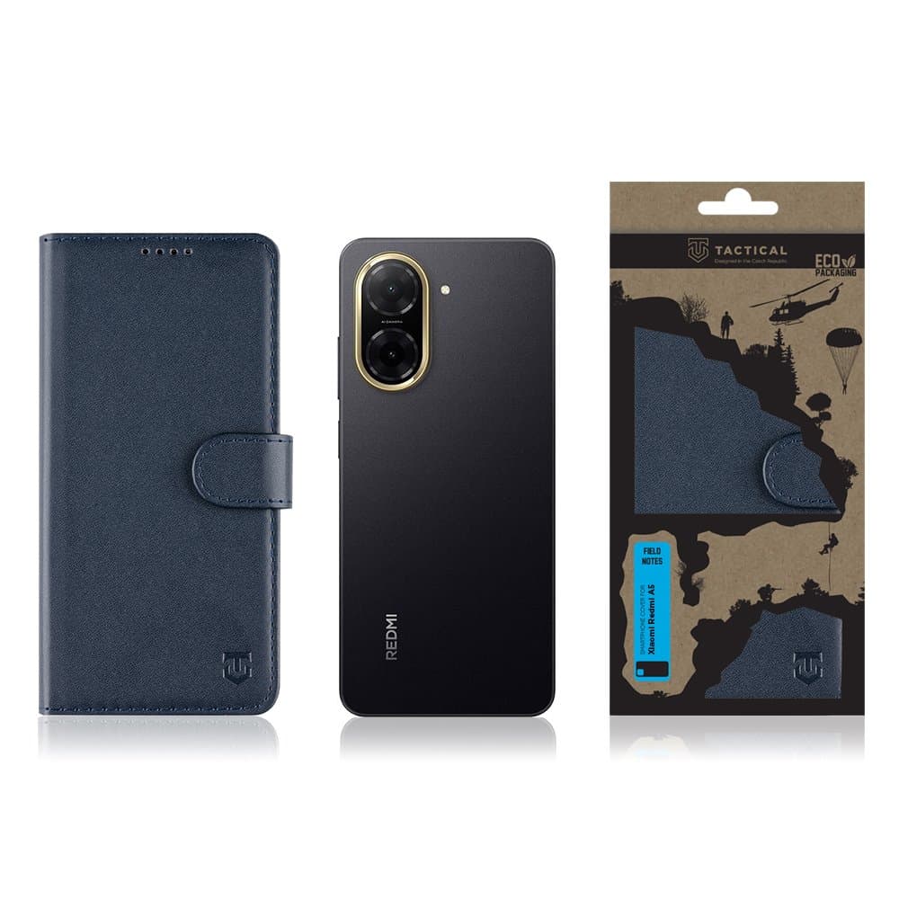 Knížkové pouzdro Tactical Field Notes pro Xiaomi Redmi A5 Blue - náhled 3