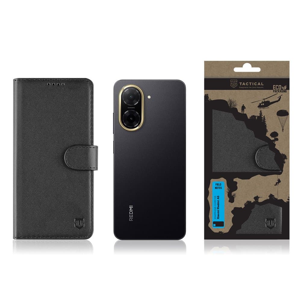 Knížkové pouzdro Tactical Field Notes pro Xiaomi Redmi A5 Black - náhled 3