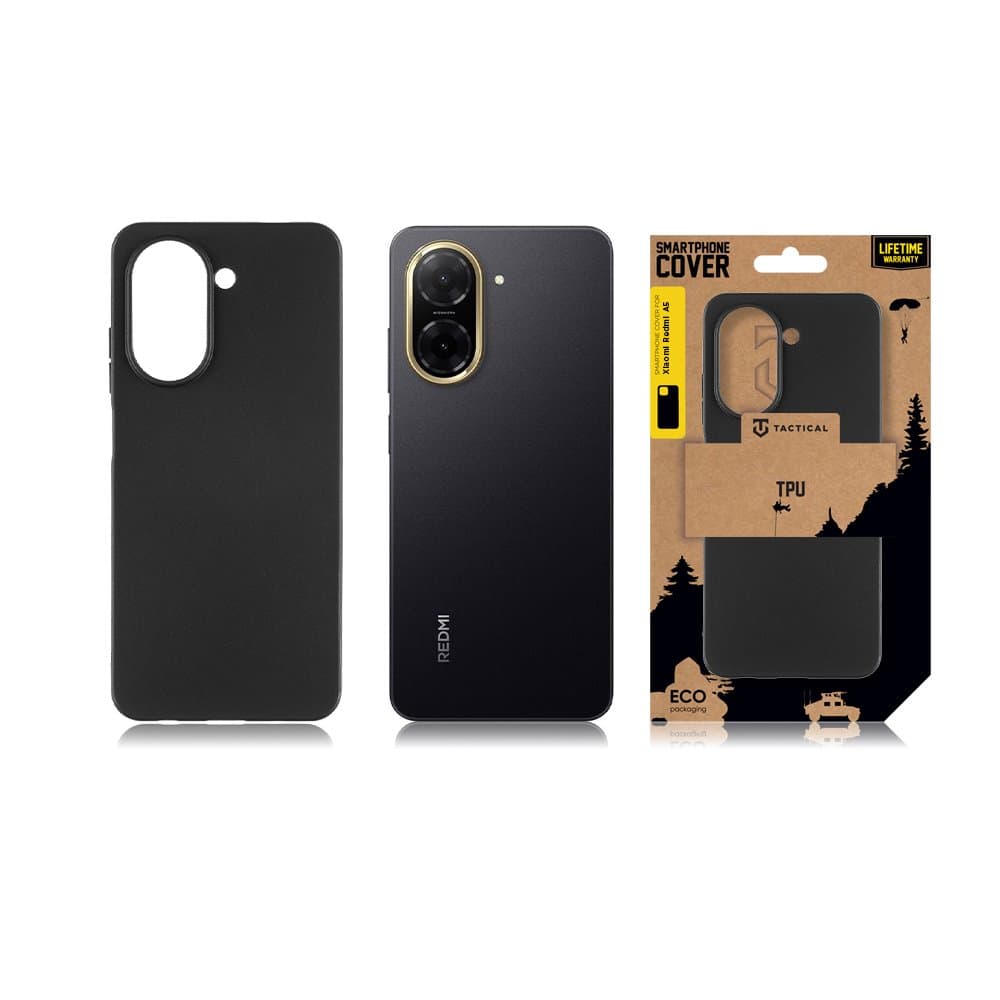 Zadní kryt Tactical pro Xiaomi Redmi A5 Black - náhled 3