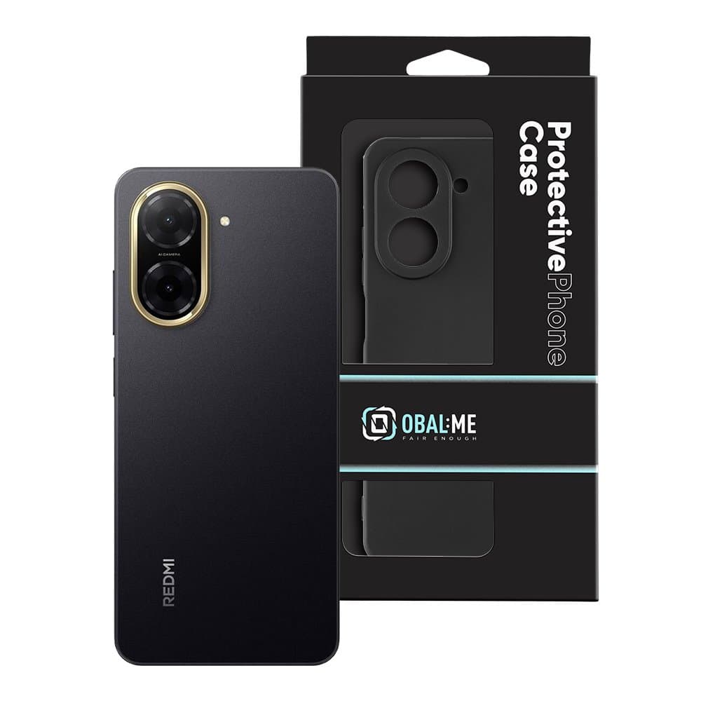 Zadní kryt OBAL:ME Matte TPU pro Xiaomi Redmi A5 Black - náhled 3