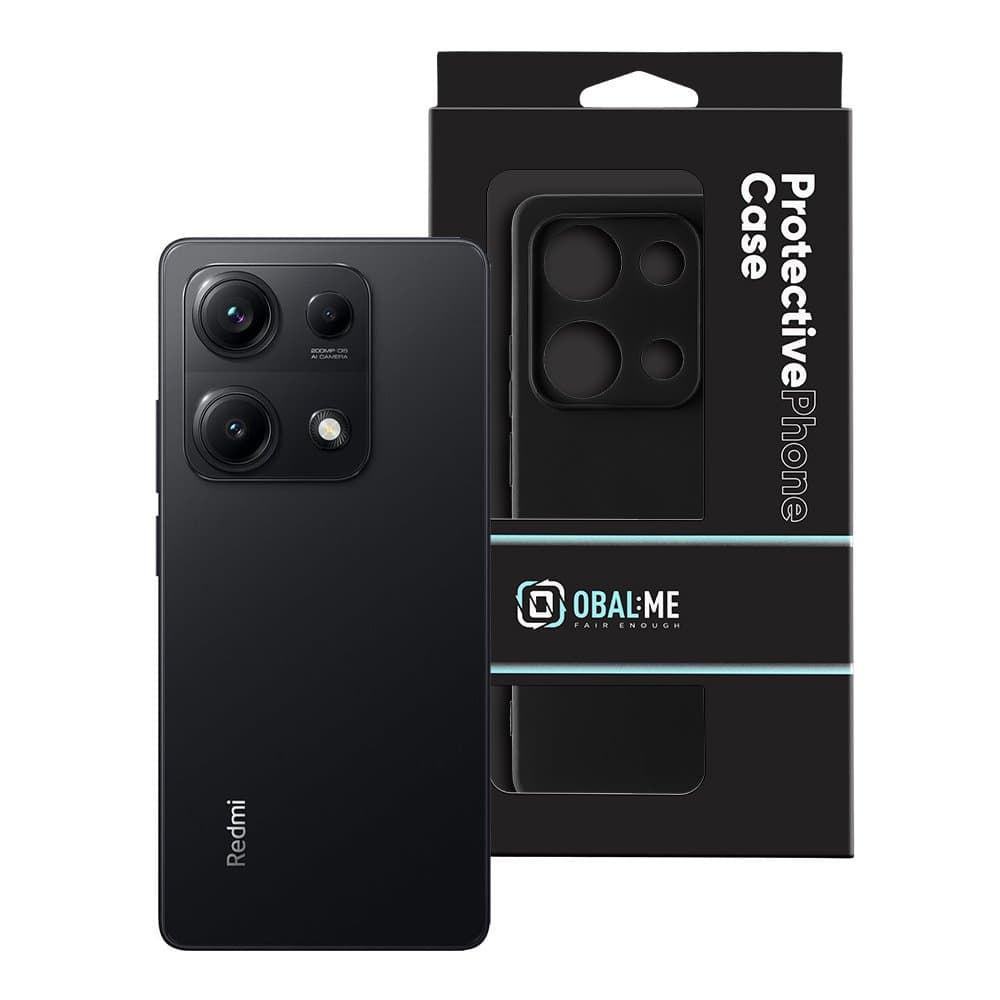 Zadní kryt OBAL:ME Matte TPU pro Xiaomi Redmi Note 14S Black - náhled 3
