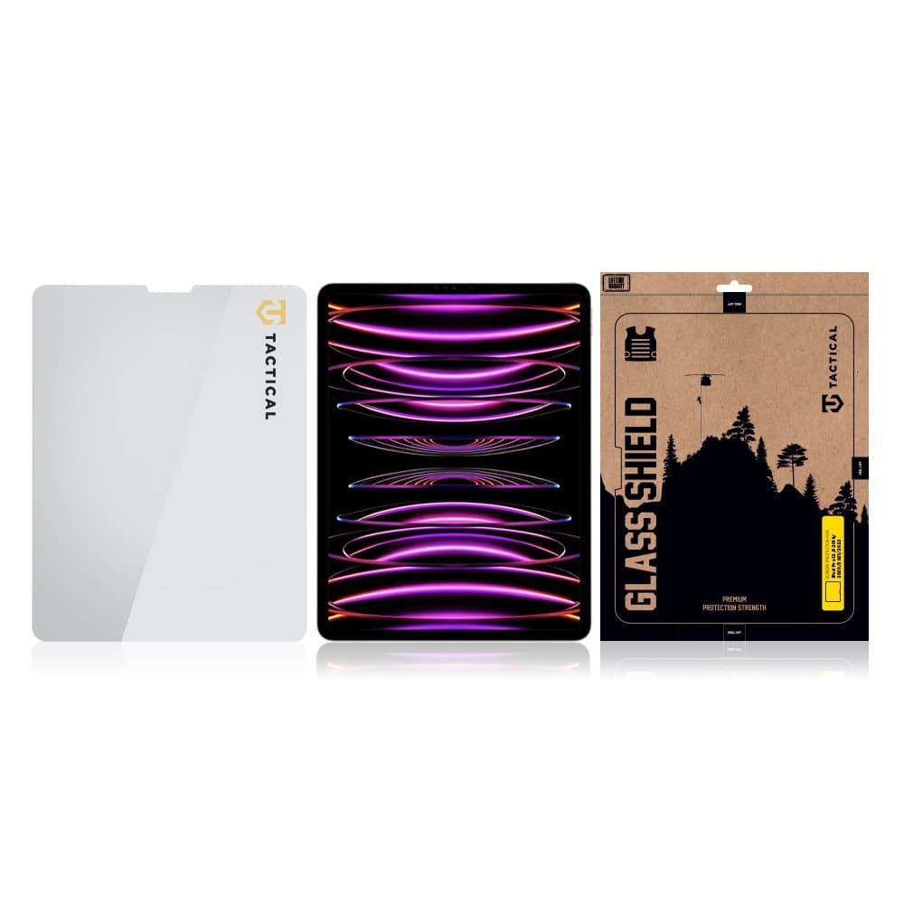 Tvrzené sklo Tactical Glass Shield pro iPad Pro 12.9 2018/2020/2021/2022 Clear - náhled 3