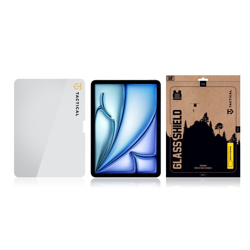 Tvrzené sklo Tactical Glass Shield pro iPad Air 11 2024/2025 Clear - náhled 3