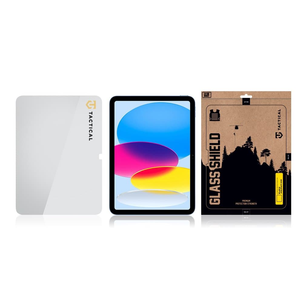 Tvrzené sklo Tactical Glass Shield pro iPad 10.9 2022/11 2025 Clear - náhled 3