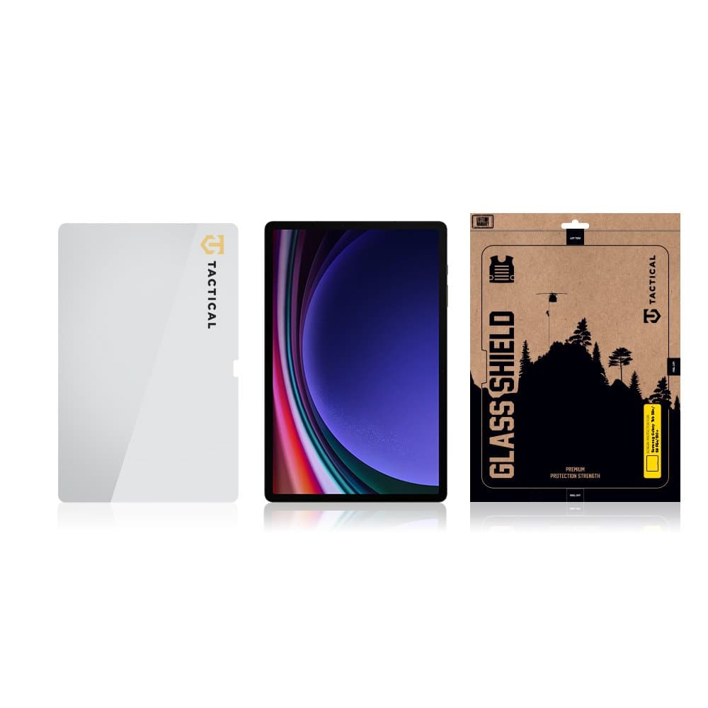 Tvrzené sklo Tactical Glass Shield pro Samsung Galaxy Tab S9+/S9 FE+/S10+ Clear - náhled 3