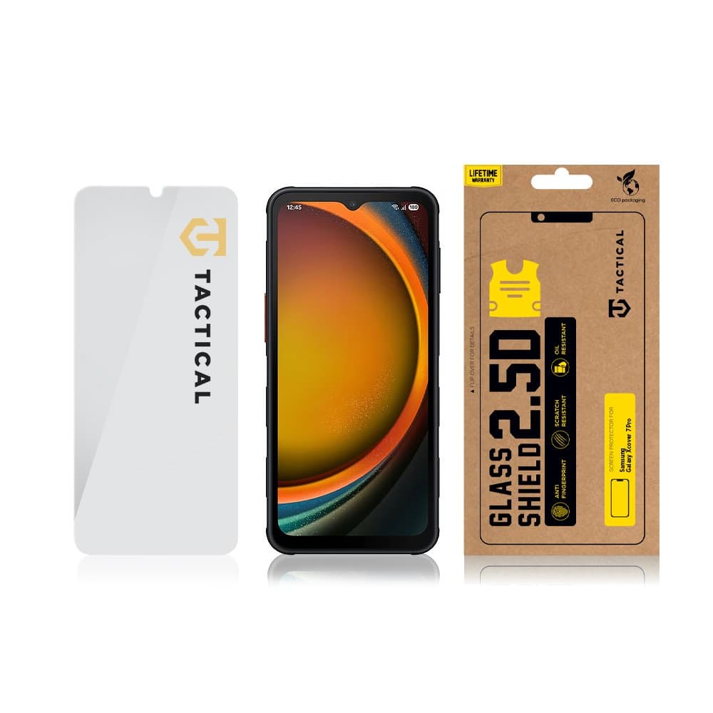 Tvrzené sklo Tactical Glass Shield 2.5D pro Samsung Galaxy Xcover 7 Pro Clear - náhled 3