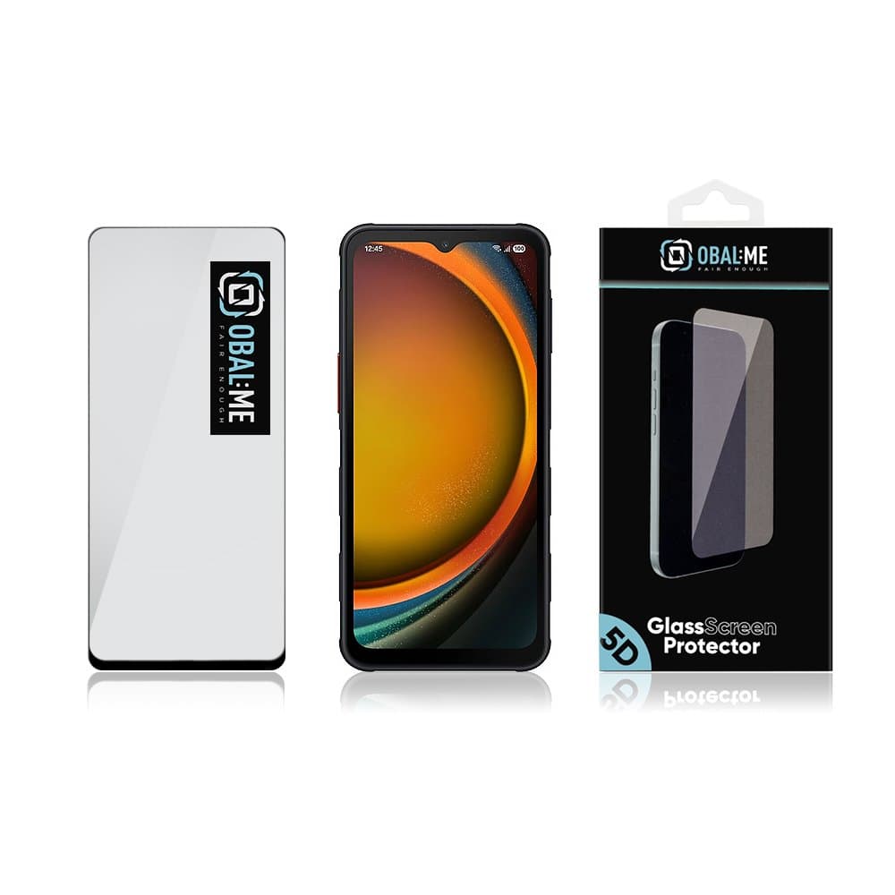 Tvrzené sklo OBAL:ME 5D pro Samsung Galaxy Xcover7 Pro Black - náhled 3