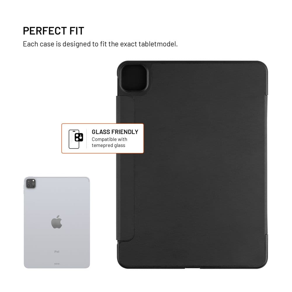 Pouzdro FIXED Trinity Case pro Apple iPad Pro 11" (2018-2022)/iPad Air (2020/2022/2024/2025) se stojánkem, černé - náhled 3