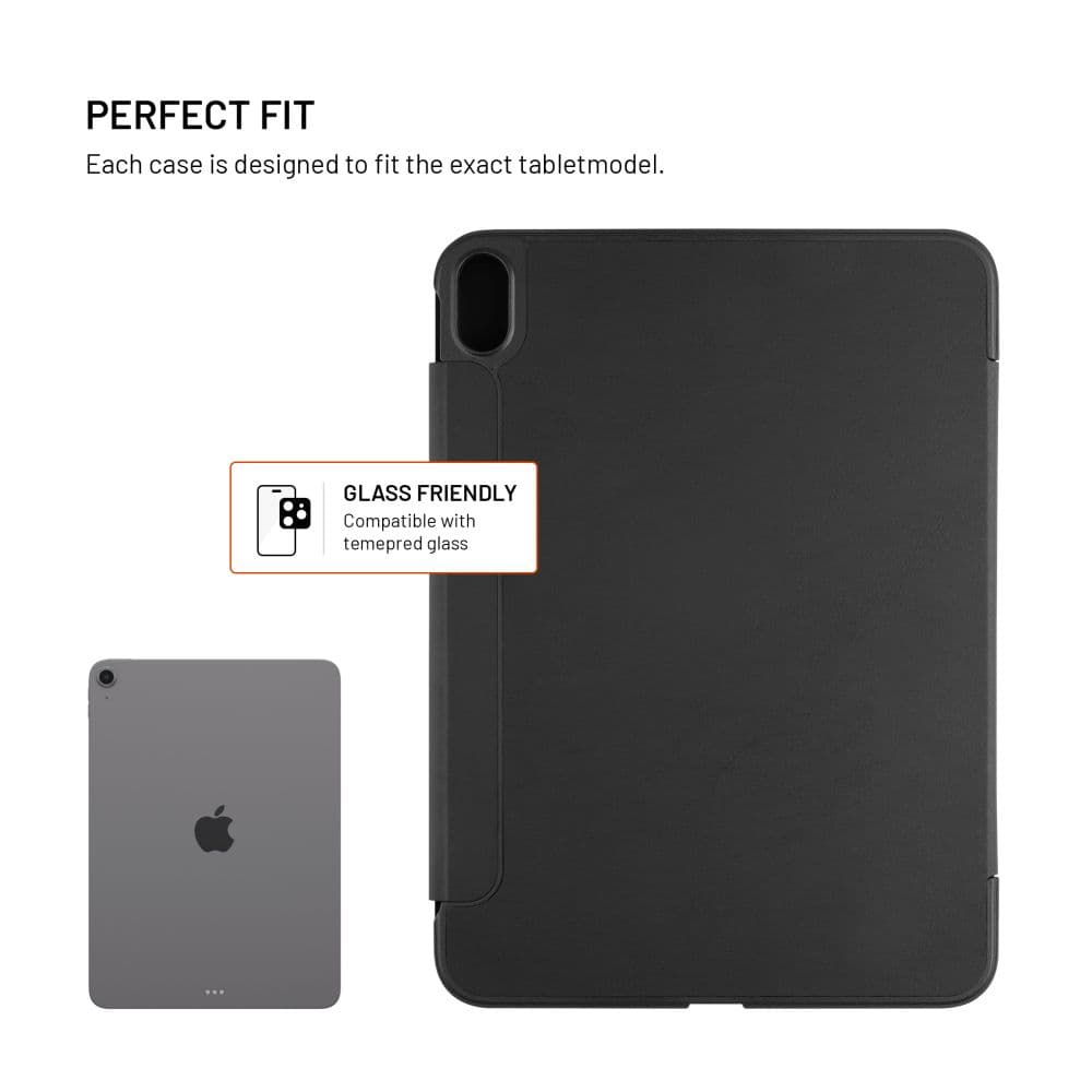 Pouzdro FIXED Trinity Case pro Apple iPad 10,9" (2022)/iPad 11" (2025) se stojánkem, černé - náhled 3