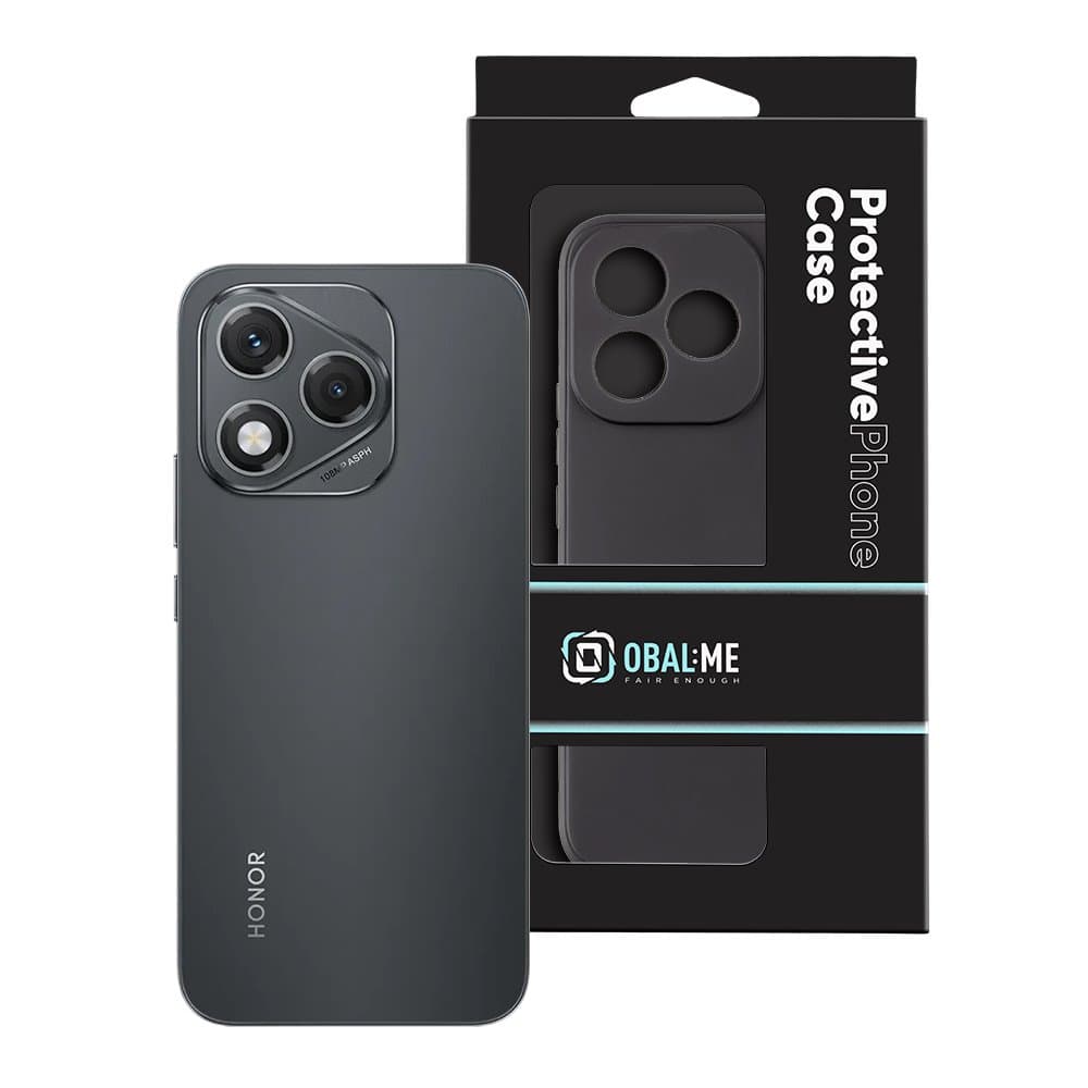 Zadní kryt OBAL:ME Matte TPU pro Honor 400 Lite Black - náhled 3