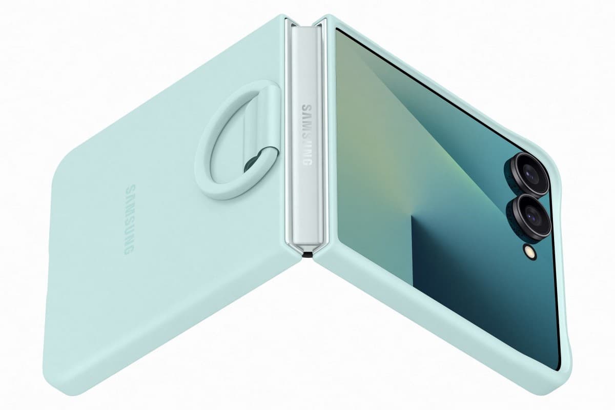 Zadní kryt EF-PF766TME Samsung s Kroužkem pro Galaxy Z Flip 7 Mint - náhled 3