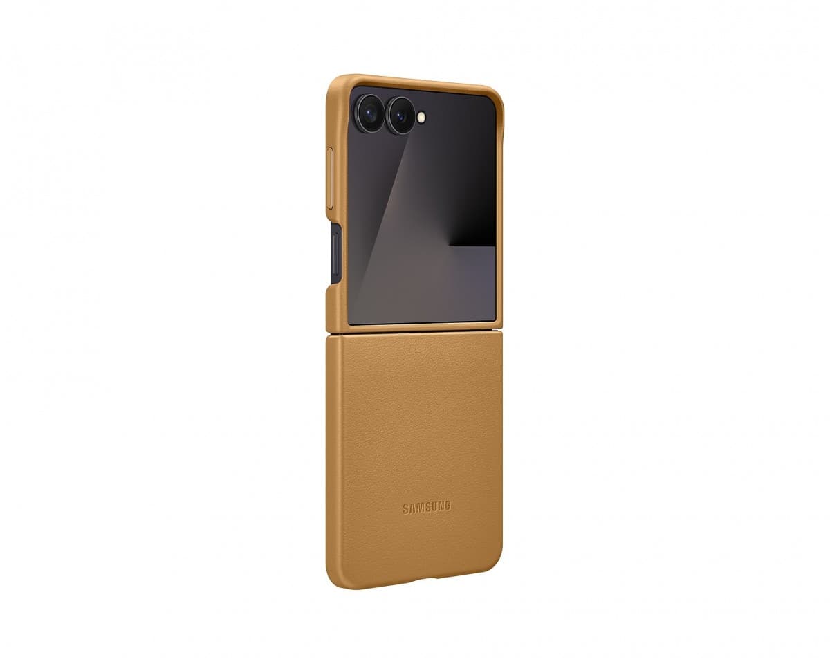 Zadní kryt EF-VF766PAE Samsung KindSuit pro Galaxy Z Flip 7 Camel - náhled 3
