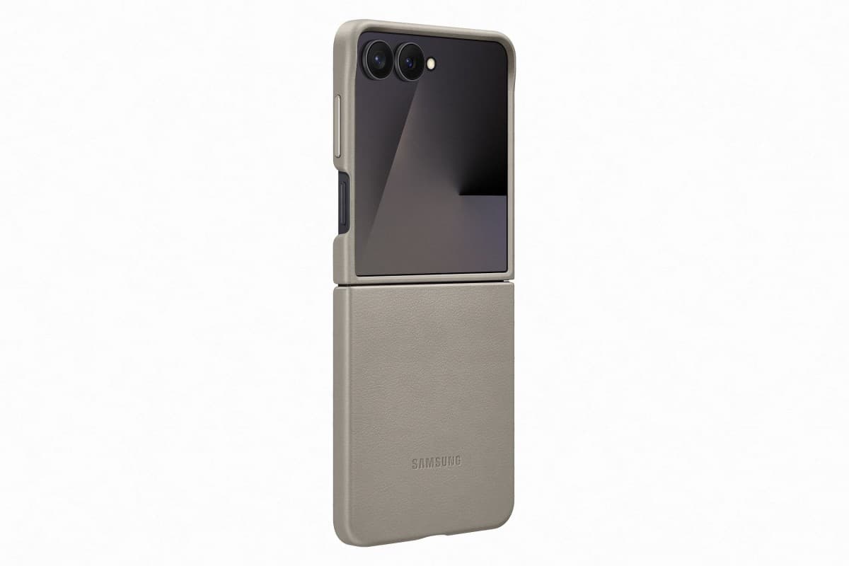 Zadní kryt EF-VF766PJE Samsung KindSuit pro Galaxy Z Flip 7 Taupe - náhled 3