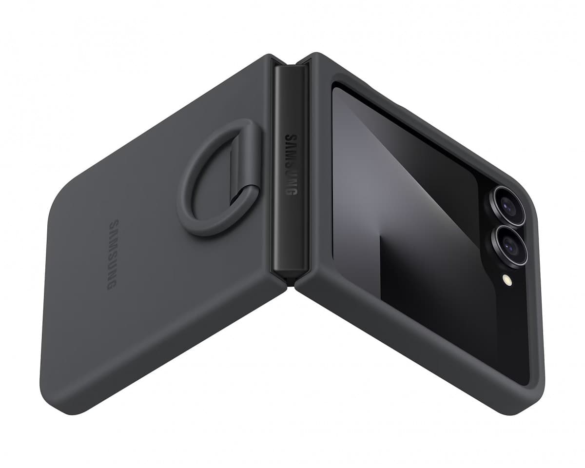 Zadní kryt EF-PF741TBE Samsung s Kroužkem pro Galaxy Z Flip 7 FE Black - náhled 3