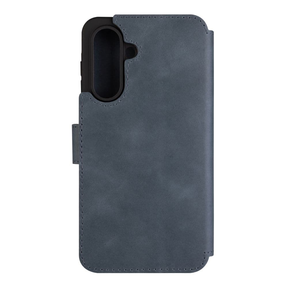 Kožené pouzdro typu kniha FIXED ProFit pro Samsung Galaxy A36 5G, modré - náhled 3