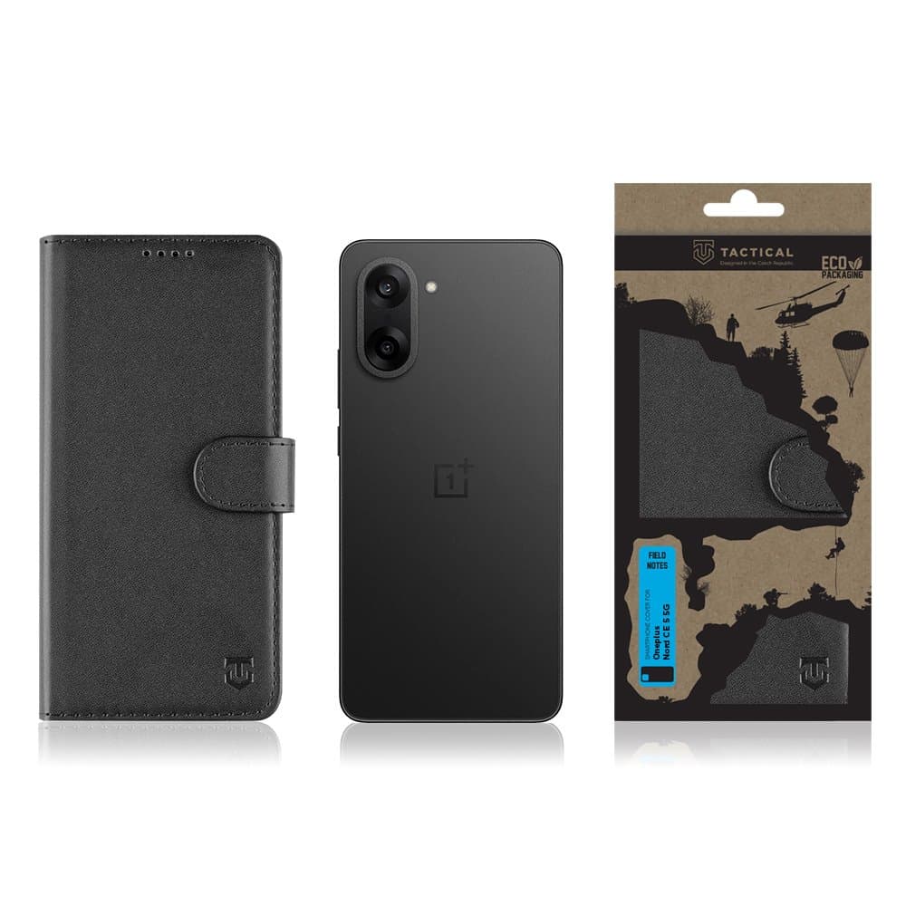 Knížkové pouzdro Tactical Field Notes pro Oneplus Nord CE 5 5G Black - náhled 3