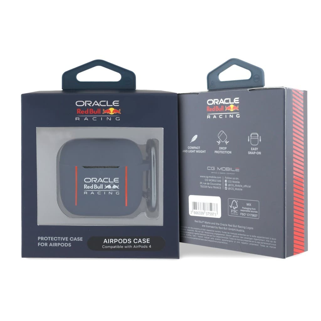 Pouzdro Red Bull Silicone pro AirPods 4 Navy - náhled 3