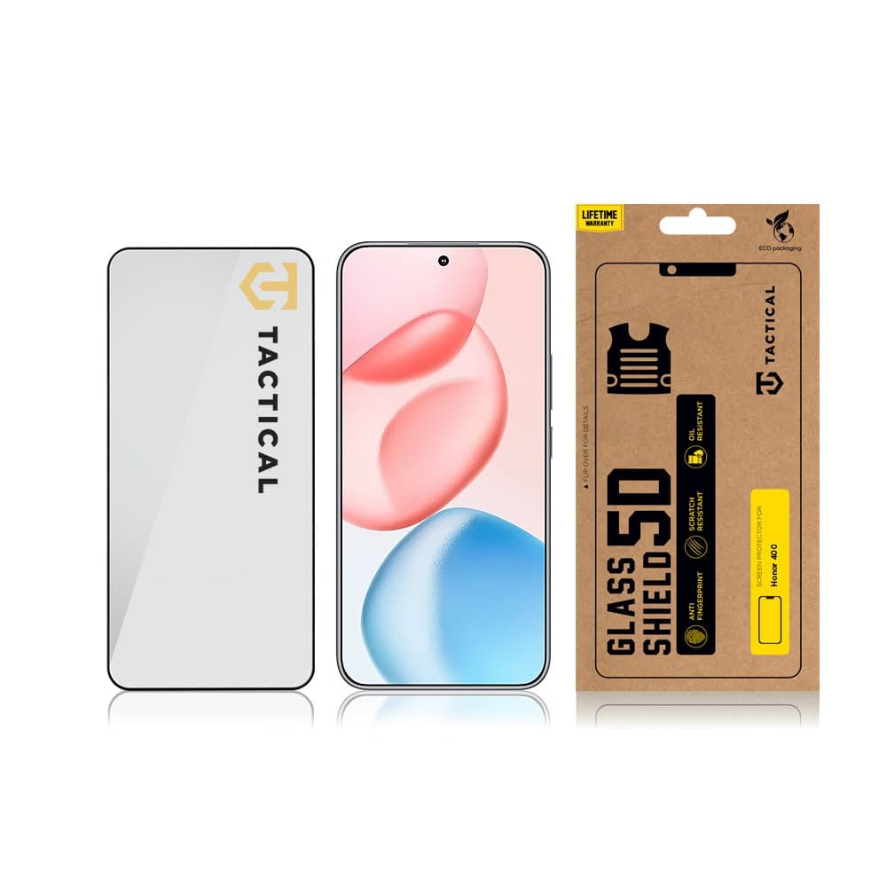 Tvrzené sklo Tactical Glass Shield 5D pro Honor 400 Black - náhled 3