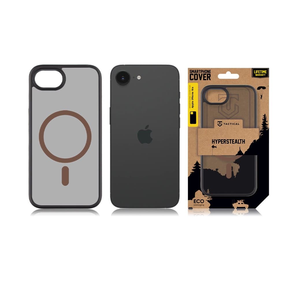 Zadní kryt Tactical MagForce Hyperstealth 2.0 pro iPhone 16e Black/Moucha Moose - náhled 3