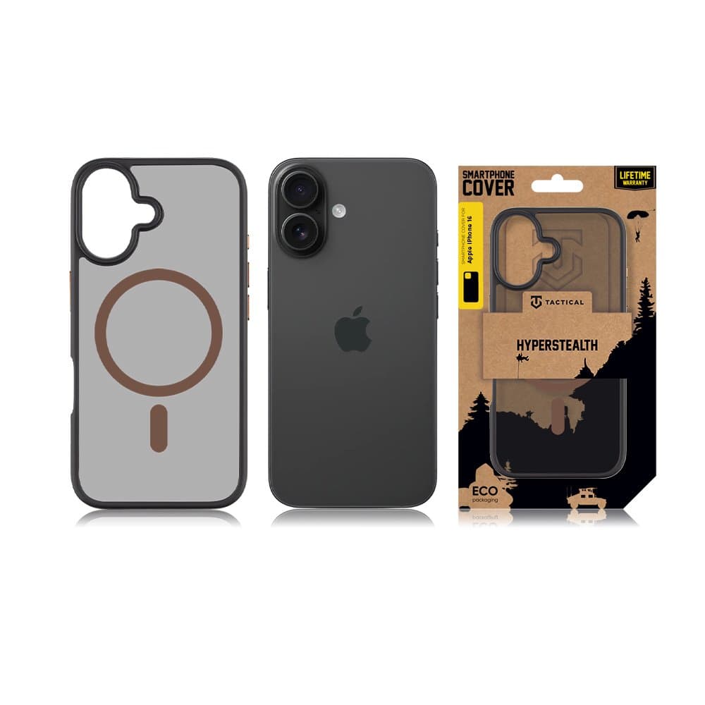 Zadní kryt Tactical MagForce Hyperstealth 2.0 pro iPhone 16 Black/Moucha Moose - náhled 3