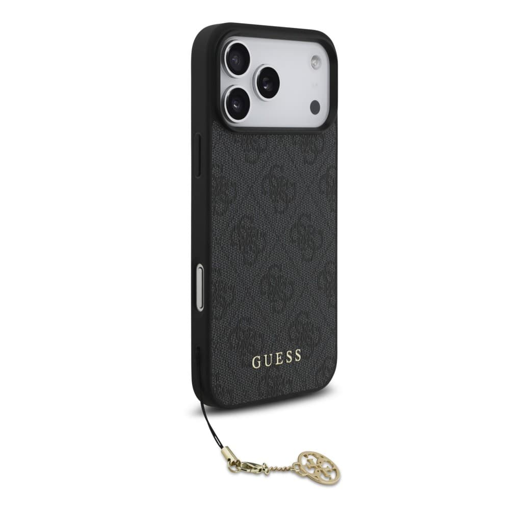 Zadní kryt Guess 4G Charm pro iPhone 17 Pro Max Tone on Tone Grey - náhled 3