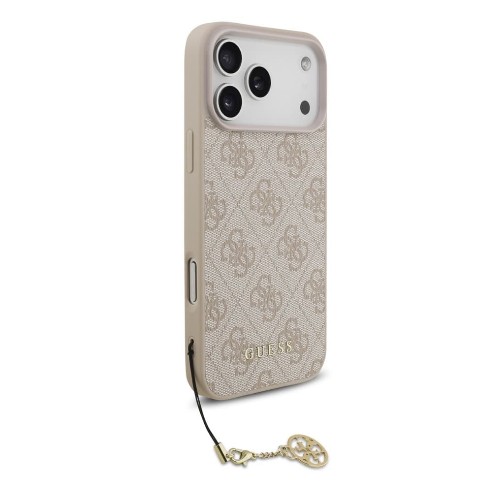 Zadní kryt Guess 4G Charm pro iPhone 17 Pro Max Tone on Tone Pink - náhled 3