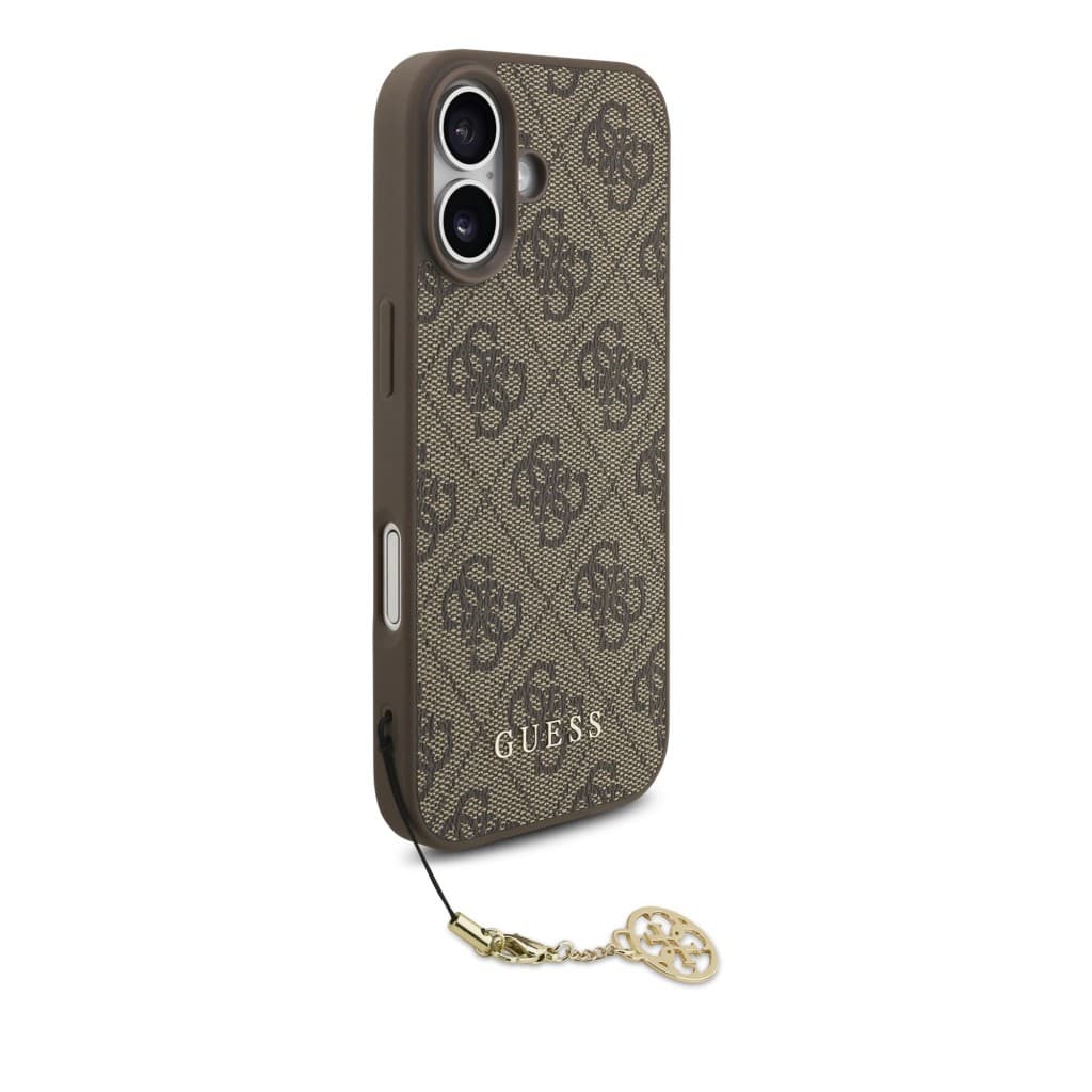 Zadní kryt Guess 4G Charm pro iPhone 17 Tone on Tone Brown - náhled 3